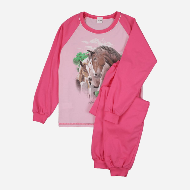 Piżama młodzieżowa dla dziewczynki Tup Tup P223DZ-2200 158 cm Różowa (5901845299312) - obraz 1