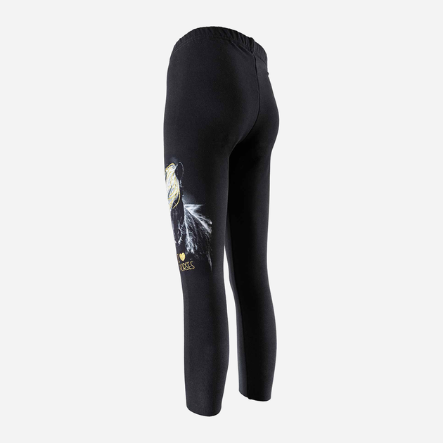 Legginsy dziecięce ciepłe dla dziewczynki Tup Tup PIK3050-1040 104 cm Czarne (5901845289962) - obraz 2