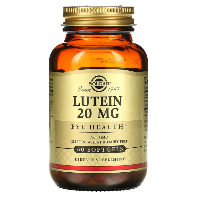 Лютеин Lutein 20мг - 60 софтгель - Фото 1 Лютеин Lutein 20мг - 60 софтгель - изображение 1