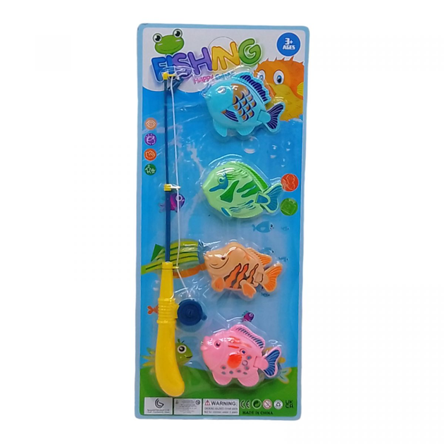 Магнитная рыбалка Happy Fishing, 4 рыбки MIC 055 – игрушки с доставкой ...