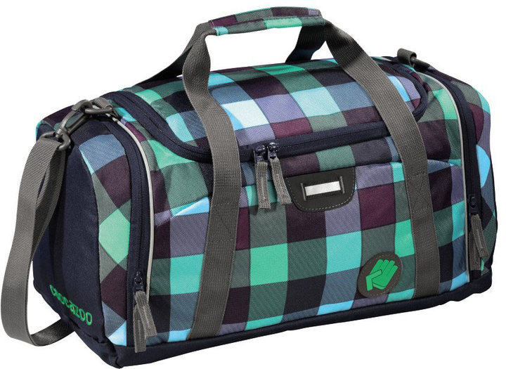 Спортивна сумка Coocazoo SporterPorter 45 x 30 x 10 см 25 л Green-Purple District (4047443219985) - зображення 1