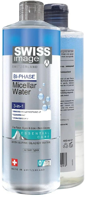 Woda micelarna dwufazowa Swiss Image BI-Phase 3-in-1 400 ml (7640260490093) - obraz 1