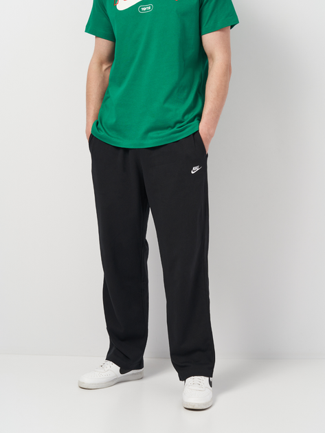 Акція на Спортивні штани чоловічі Nike M Nk Club Knit Oh Pant FQ4332-010 2XL BLACK/WHITE від Rozetka