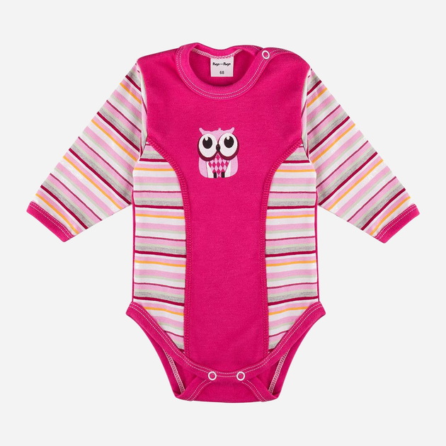 Zestaw body niemowlęcych 2 szt dla dziewczynki Tup Tup T21B206-BS02 62 cm Biały/Różowy (5901845287685) - obraz 3