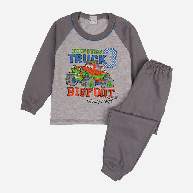 Дитяча піжама для хлопчика Tup Tup 101303CH-3210 92 см Сіра (5907744489816) - зображення 1