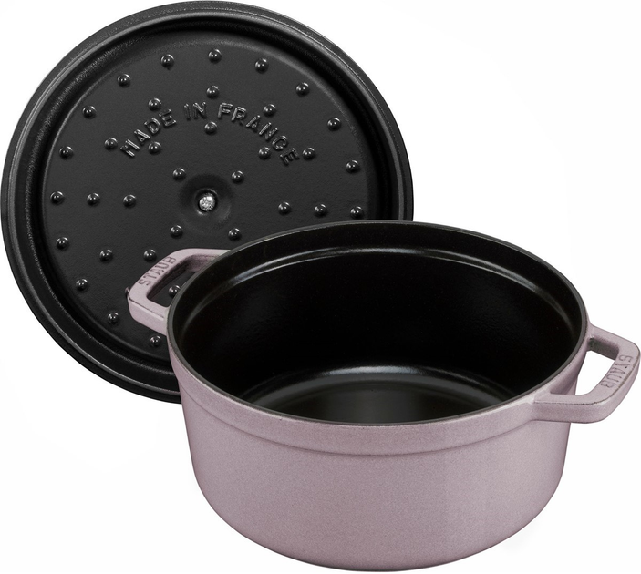 Garnek żeliwny okrągły Staub z pokrywką kwiat wisni 2.6 l (40508-863-0) - obraz 4