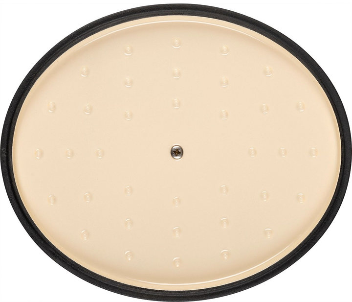 Garnek żeliwny owalny Ballarini Bellamonte z pokrywką kość słoniowa 6.5 l (75003-557-0) - obraz 8