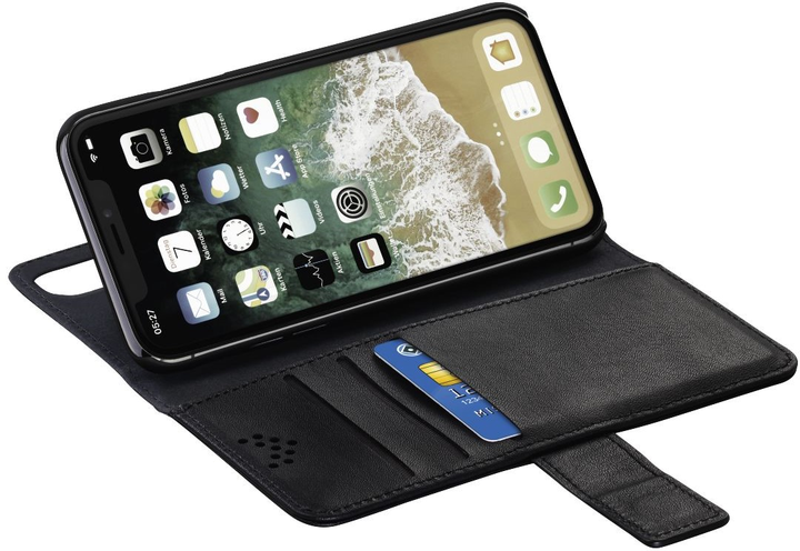 Чохол-книжка Hama Stand-Up для Apple iPhone X/XS Black (4047443395498) - зображення 2