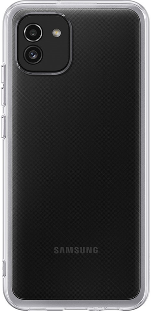 Etui plecki Samsung Soft Clear Cover do Galaxy A03 Transparent (8806092933941) - obraz 1
