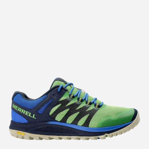 Чоловічі кросівки для бігу Merrell J067185 44 (10US) Синій/Зелений (195017320866) - зображення 1