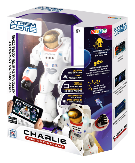 Інтерактивний робот Tm Toys Астронавт Чарлі (BOT3803158) - зображення 1