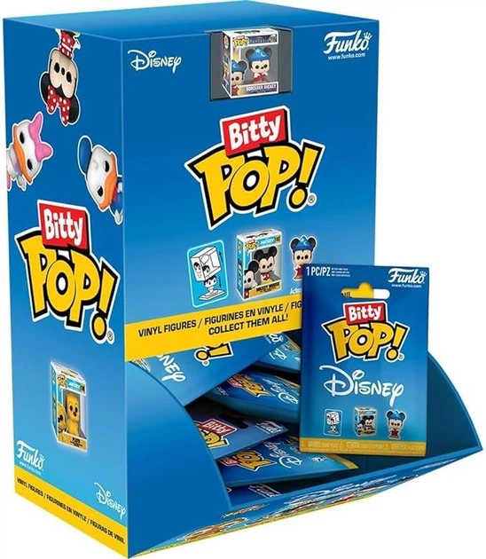 Фигурка Funko Bitty Pop! Фанко Битти Поп Disney Дисней Рандомная фигурка 2 см FBP D 2 - Фото 2 Фигурка Funko Bitty Pop! Фанко Битти Поп Disney Дисней Рандомная фигурка 2 см FBP D 2 - изображение 2