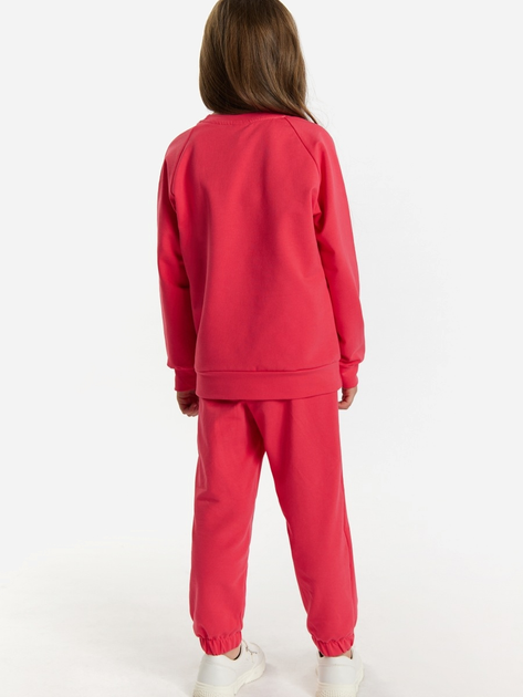 Komplet dziecięcy sportowy (bluza + spodnie) dla dziewczynki Tup Tup 101403-2010 110 cm Koralowy (5907744490843) - obraz 2