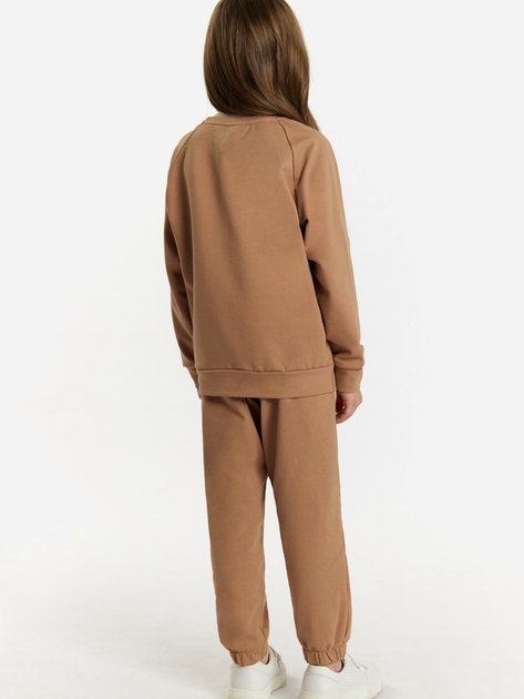Komplet dziecięcy sportowy (bluza + spodnie) dla dziewczynki Tup Tup 101405-1070 116 cm Jasnobrązowy (5907744491055) - obraz 2