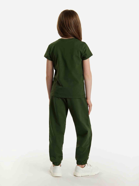 Koszulka dziecięca dla dziewczynki Tup Tup 101500-5010 116 cm Khaki (5907744499686) - obraz 2