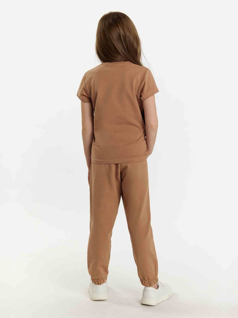 Дитяча футболка для дівчинки Tup Tup 101500-1070 104 см Світло-коричнева (5907744500160) - зображення 2