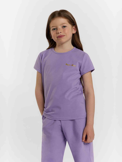 Koszulka dziecięca dla dziewczynki Tup Tup 101500-2510 104 cm Fioletowa (5907744500764) - obraz 1
