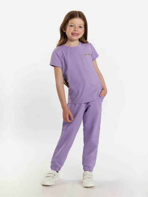 Koszulka dziecięca dla dziewczynki Tup Tup 101500-2510 128 cm Fioletowa (5907744500801) - obraz 2