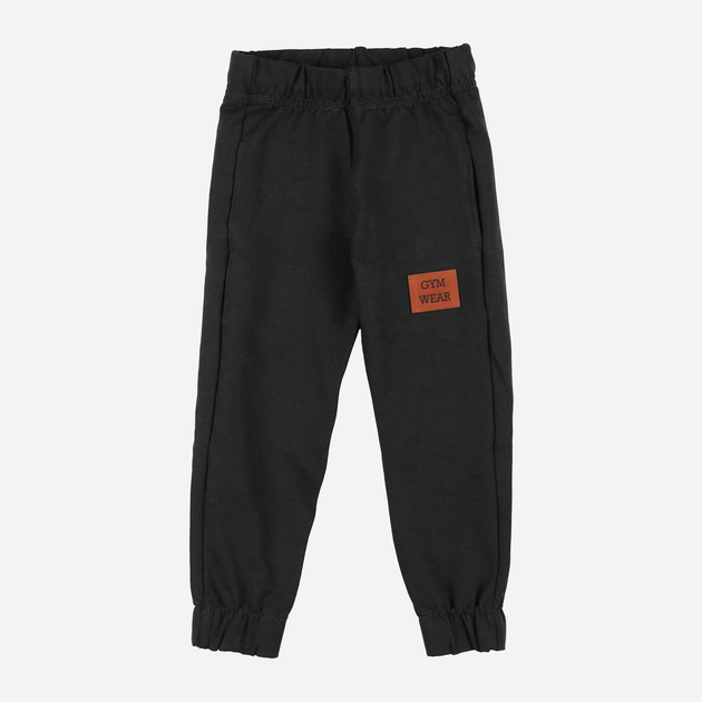 Дитячі теплі спортивні штани для хлопчика Tup Tup PIK5031-1010 116 см Чорні (5907744516949) - зображення 1
