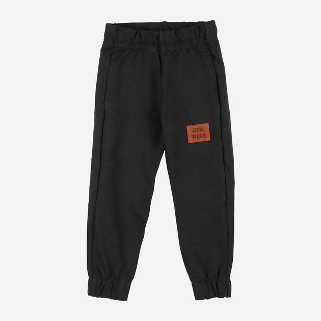 Дитячі теплі спортивні штани для хлопчика Tup Tup PIK5031-1010 134 см Чорні (5907744516970) - зображення 1