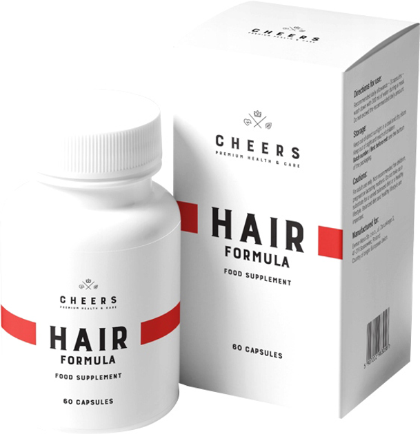 Suplement diety Cheers Hair Formula 60 kapsułek (5905279835153) - obraz 1