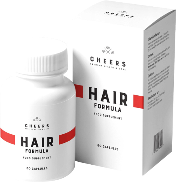 Дієтична добавка Cheers Hair Formula 60 капсул (5905279835153) - зображення 1