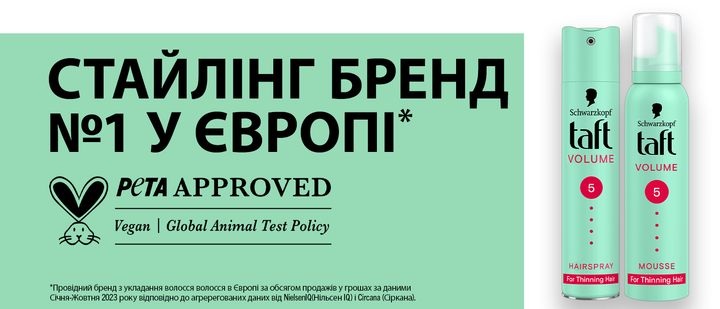 Піна для волосся Taft Volume 5 200 мл (9000100728249) - Фото 10 Піна для волосся Taft Volume 5 200 мл (9000100728249) - зображення 10