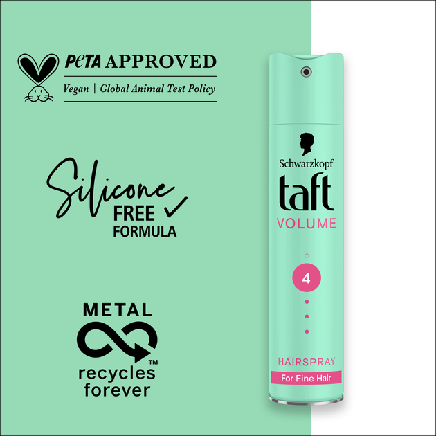 Лак для волос Taft Volume 4 250 мл (3838824058245) - изображение 6
