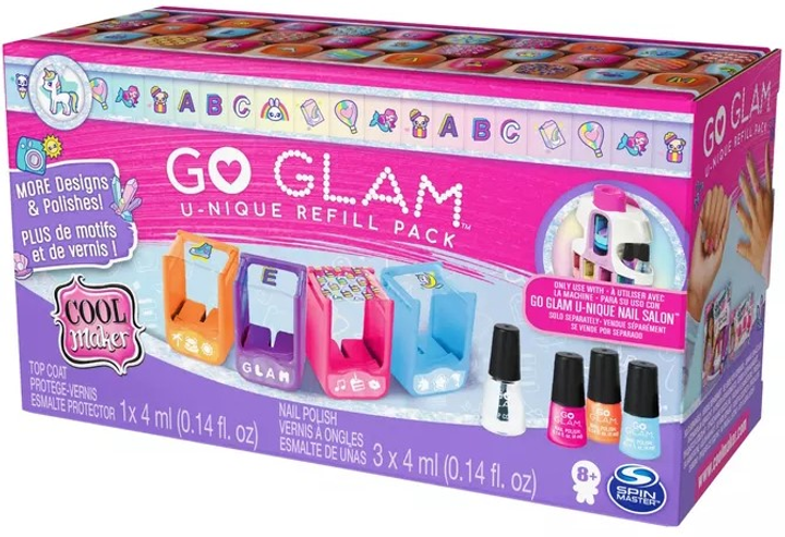 Zestaw uzupełniający Cool Maker Go Glam Nails U-Nique manicure (0778988387955) - obraz 2