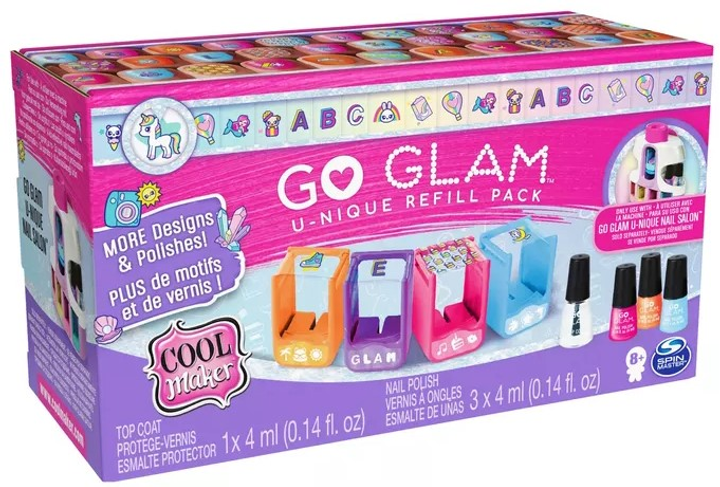 Zestaw uzupełniający Cool Maker Go Glam Nails U-Nique manicure (0778988387955) - obraz 3