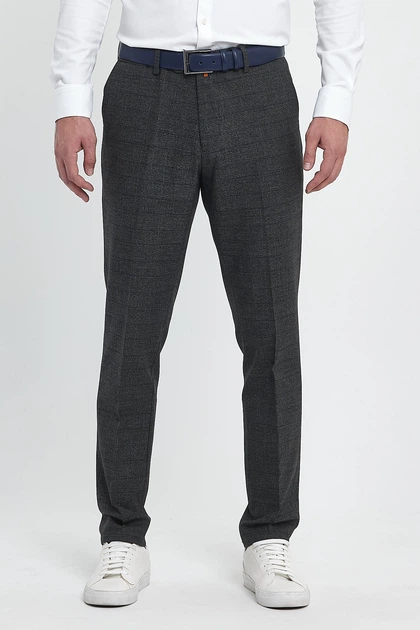 Штани slim fit Trend Collection 006 чорно-сірий (COL. 6) 30 - Фото 1 Штани slim fit Trend Collection 006 чорно-сірий (COL. 6) 30 - зображення 1