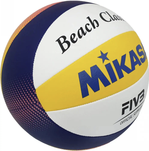 Волейбольный мяч Mikasa Beach Classic BV552C-WYBR (пляжный мяч) - изображение 2