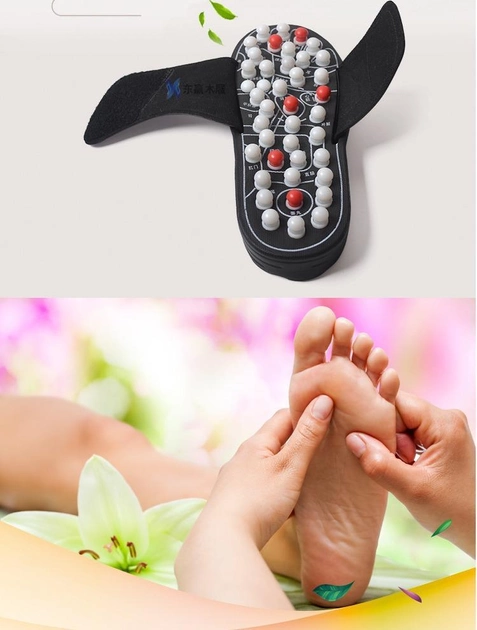 Масажні рефлекторні тапочки для ступнів Massage Slipper 36-45 розмір - зображення 2