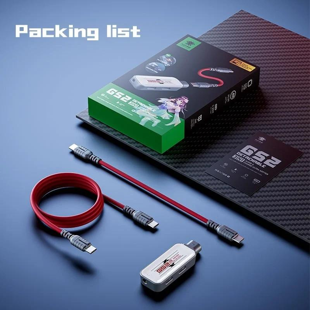 Мобильная игровая звуковая карта Plextone GS2 3 в 1 usb Typec-C Hi-Res разъем с адаптером зарядного устройства - изображение 9