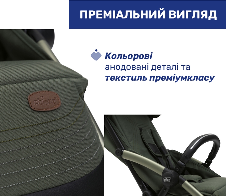 Прогулочная коляска Chicco Goody XPlus Зеленая (87040.38.00) - изображение 5