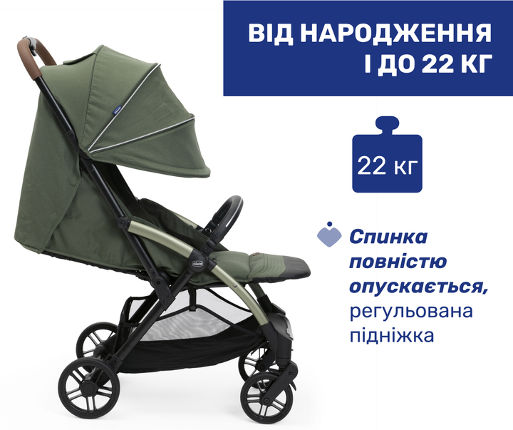 Прогулочная коляска Chicco Goody XPlus Зеленая (87040.38.00) - изображение 13
