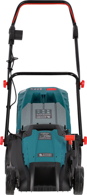 Газонокосилка Konner&Sohnen KS38LM-BL 1400 Вт 38 см 50 л 25-65 мм 16.5 кг - изображение 4