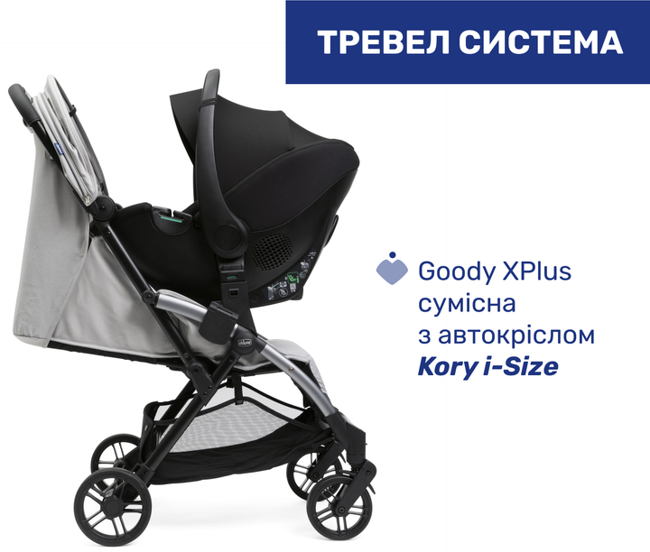 Прогулочная коляска Chicco Goody XPlus Светло-серая (87040.84) - изображение 6