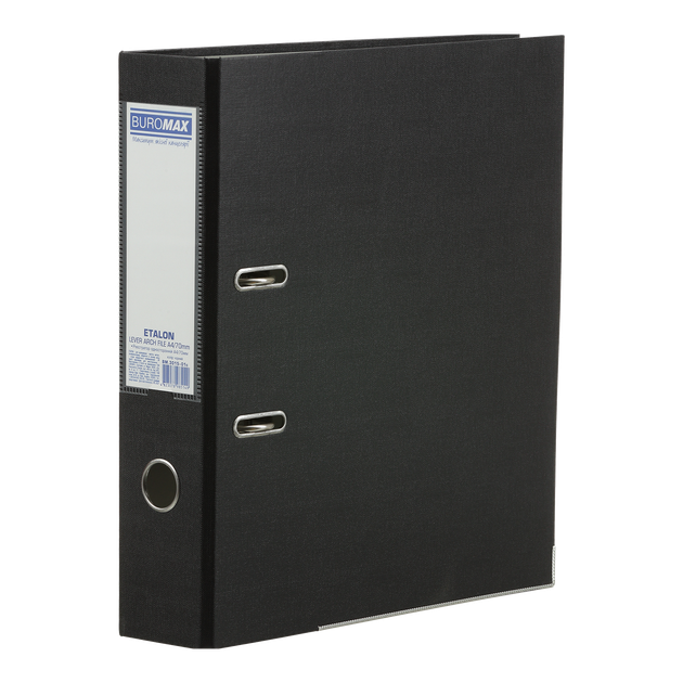 Реєстратор Buromax 70мм. BM.3015-01 чорний - Фото 1 Реєстратор Buromax 70мм. BM.3015-01 чорний - зображення 1
