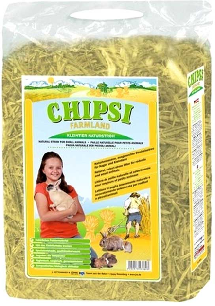 Солом'яний наповнювач для гризунів Chipsi Farmland Bedding Straw 4 кг (4002973234167) - зображення 1