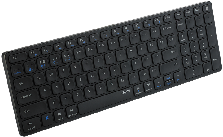 Бездротова клавіатура Rapoo E9700M Dark Grey (UKR) - зображення 3