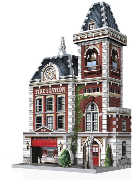3D Puzzle Wrebbit 3D Urbania Fire Station 285 elementów (0665541005053) - obraz 2