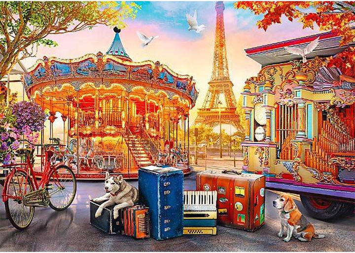 Puzzle Trefl Wakacje w Paryżu 500 elementów (5900511374261) - obraz 2