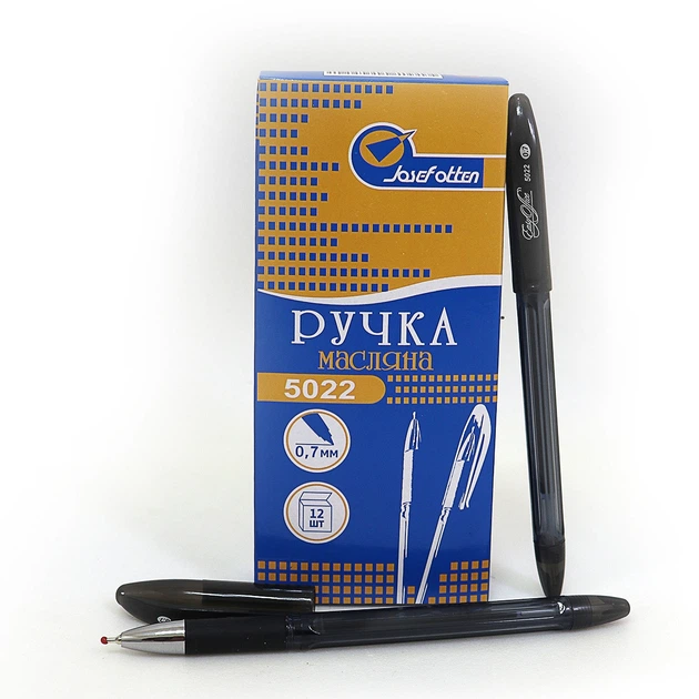 Ручка J.Otten 1101-5022 черная - Фото 1 Ручка J.Otten 1101-5022 черная - изображение 1