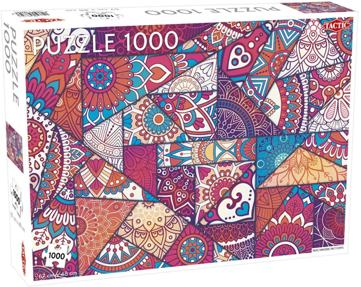 Puzzle Tactic Patchwork Patterns 1000 elementów (6416739566313) - obraz 1