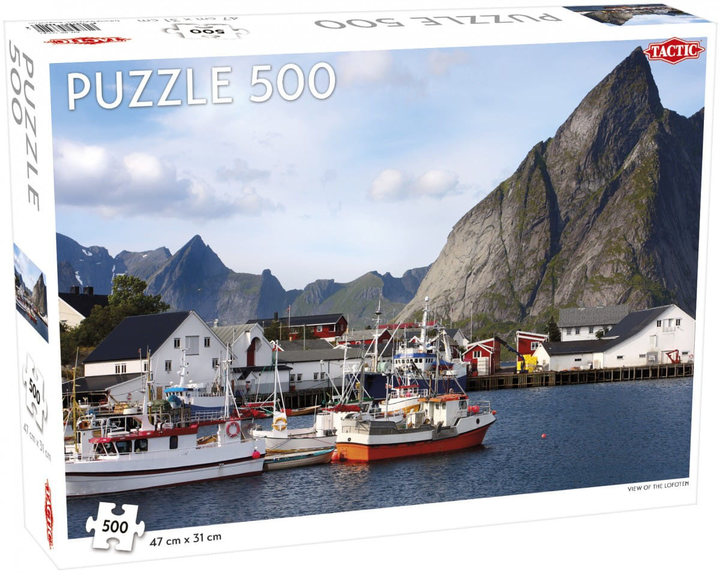 Puzzle Tactic View of the Lofoten 500 elementów (6416739566429) - obraz 1