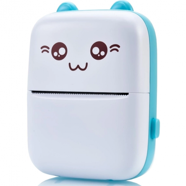 Портативный детский термопринтер Mini Printer мини принтер с рулоном термобумаги в комплекте работает от телефона - Фото 7 Портативный детский термопринтер Mini Printer мини принтер с рулоном термобумаги в комплекте работает от телефона - изображение 7