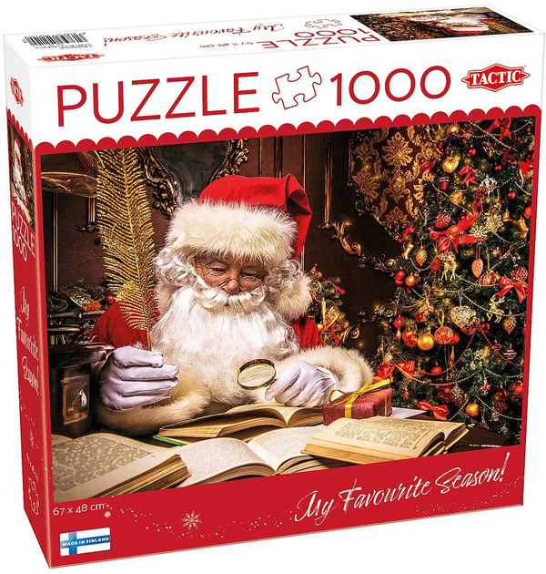 Puzzle Tactic Santa Claus in his house 1000 elementów (6416739592190) - obraz 1