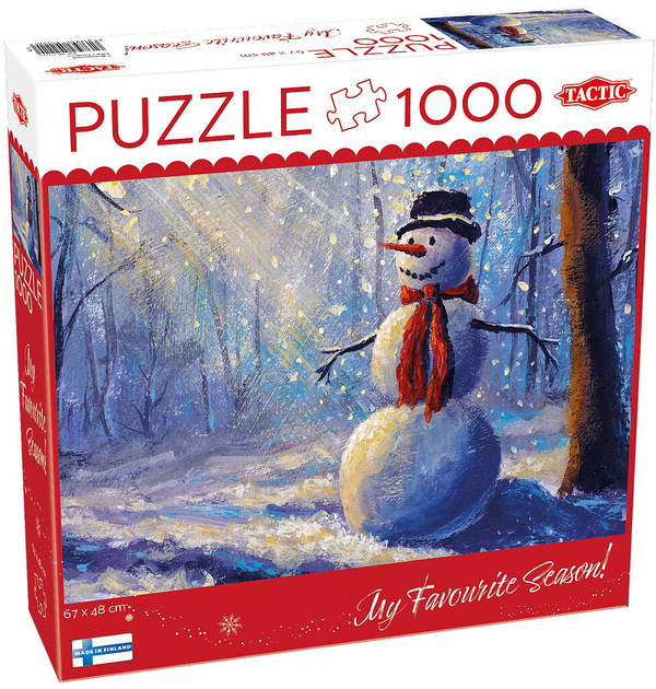 Puzzle Tactic Happy Snowman 1000 elementów (6416739592220) - obraz 1
