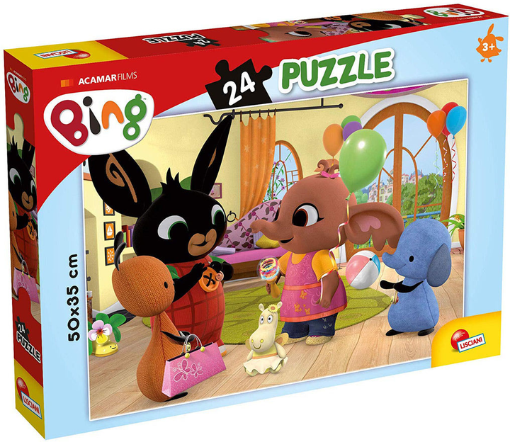 Puzzle Lisciani Bing 1 Plus 24 elementy (8008324077960) - obraz 1